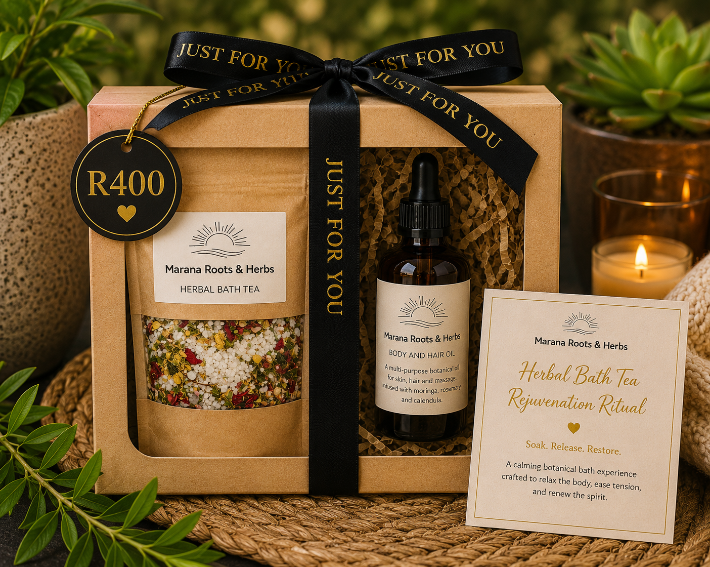 Herbal Bath Tea Rejuvenation Ritual Set