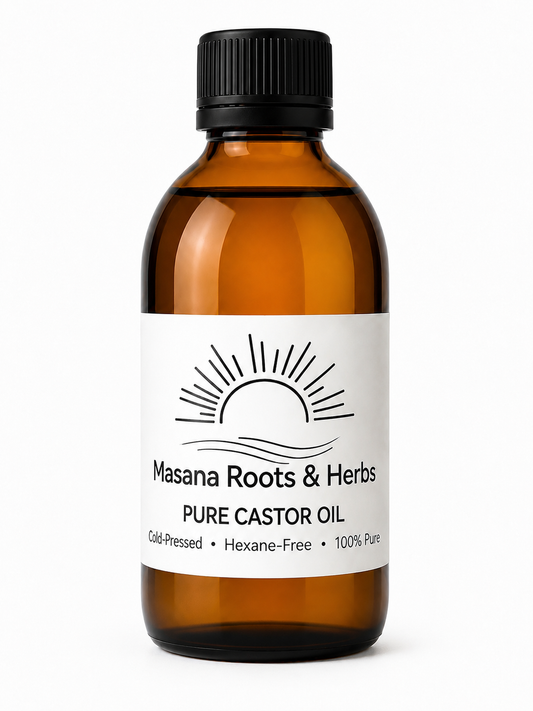 Pure Castor Oil – Cold-Pressed, Hexane-Free & 100% Pure (200ml)