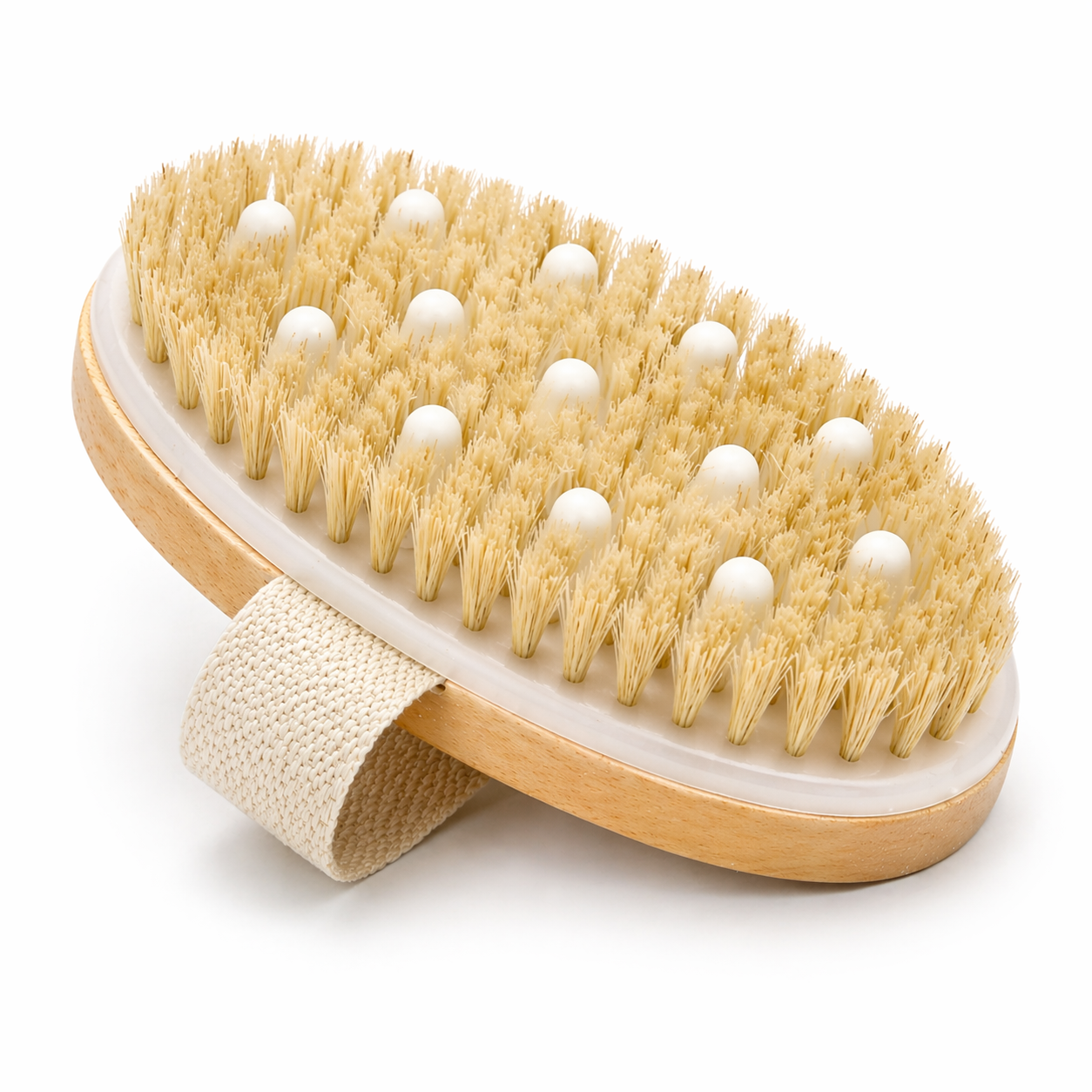 Body Dry Brush with Massage Nodes - Exfoliating & Circulation