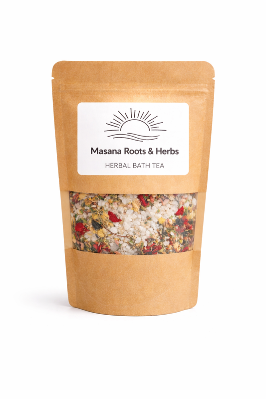 Herbal Bath Tea for Relaxation & Detox 755g | Natural Bath Soak South Africa | Masana Roots & Herbs