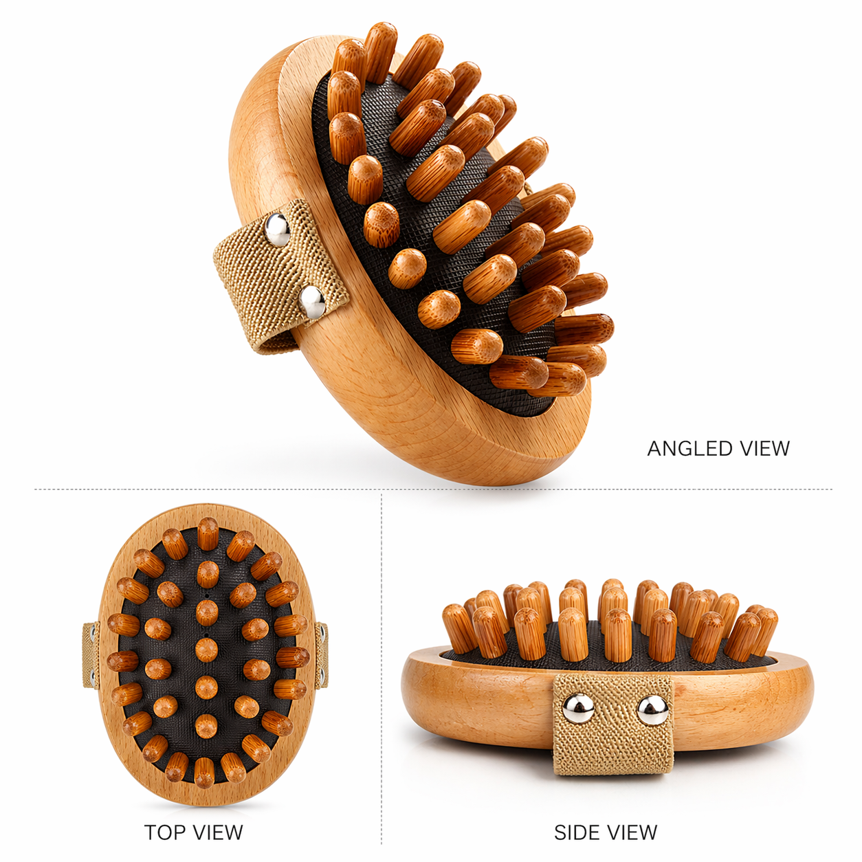 Body Massage Brush - Lymphatic Drainage Tool & Anti-cellulite