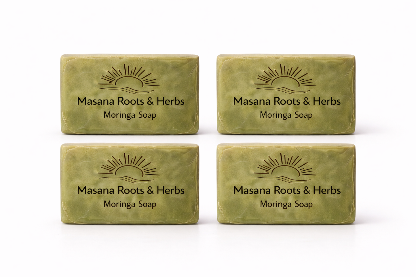 Natural Herbal Glycerine Soap Bar | Turmeric, Rooibos, Moringa & uBulongwe Soap for Clear Skin South Africa