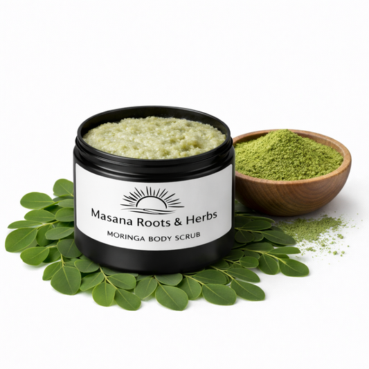 Natural Body Scrub for Glowing Skin | Coffee, Turmeric & Moringa Exfoliating Scrub South Africa
