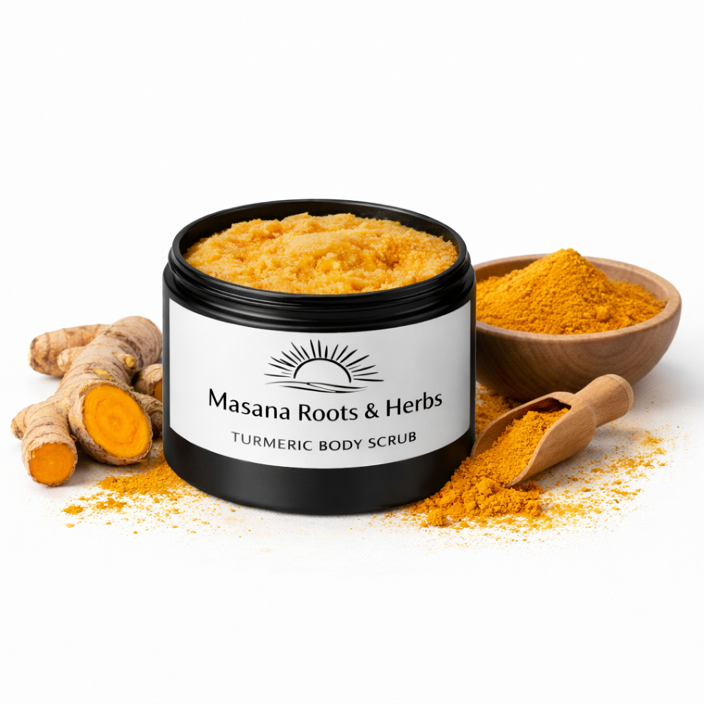 Natural Body Scrub for Glowing Skin | Coffee, Turmeric & Moringa Exfoliating Scrub South Africa