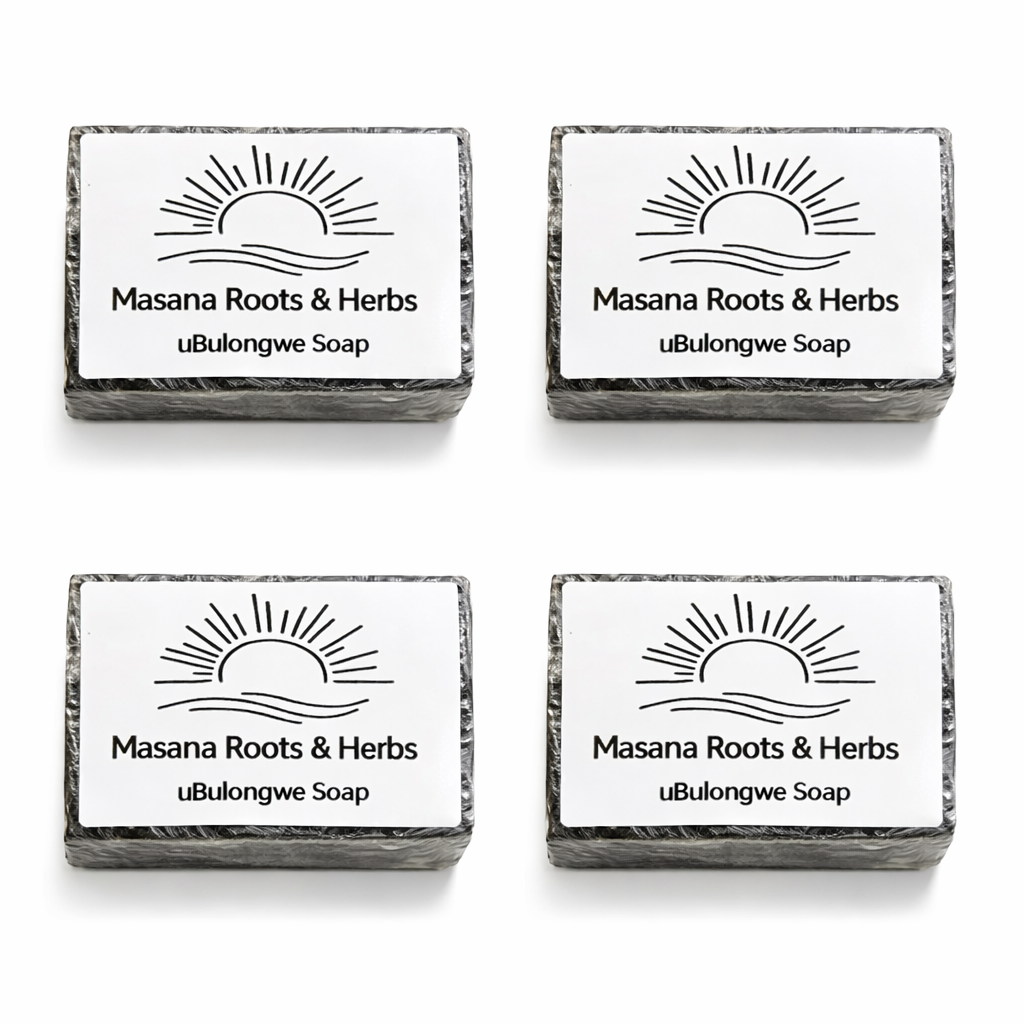 Natural Herbal Glycerine Soap Bar | Turmeric, Rooibos, Moringa & uBulongwe Soap for Clear Skin South Africa